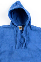 Vintage Solid Blue Baja Hoodie