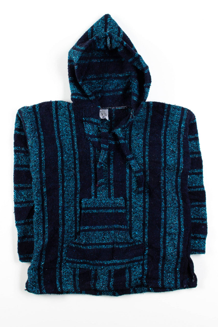 Vintage Sapphire Stripe Baja Hoodie