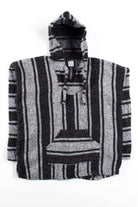Vintage Charcoal Stripe Baja Hoodie