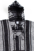 Vintage Charcoal Stripe Baja Hoodie