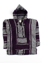 Vintage Purple Stripe Baja Hoodie 2