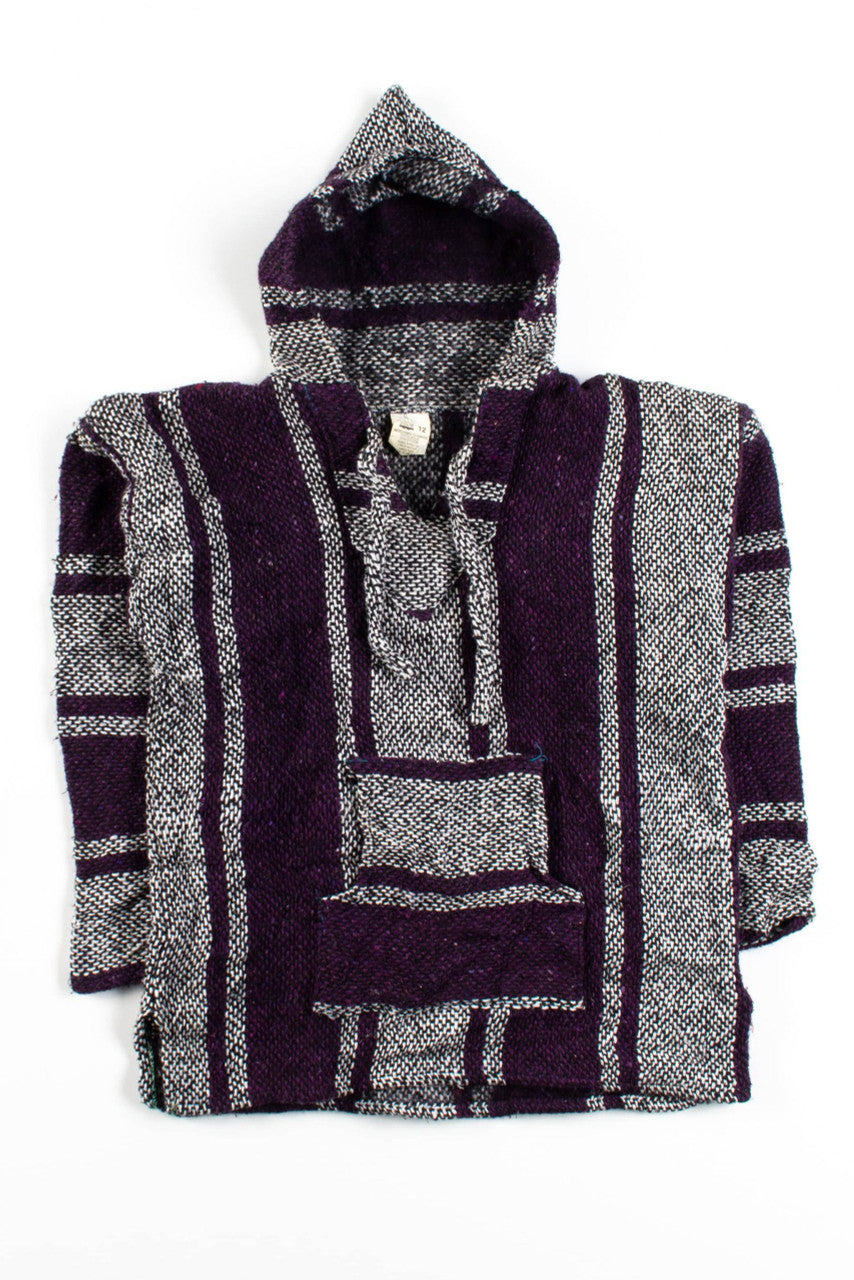 Vintage Purple Stripe Baja Hoodie 2