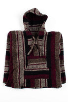 Vintage Red & Tan Baja Hoodie