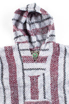 Recycled Burgundy Baja Hoodie 1