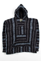 Recycled Black & Blue Baja Hoodie