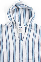 Blue Striped Old Navy Baja Hoodie