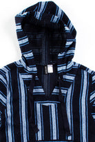 Navy Striped Baja Hoodie