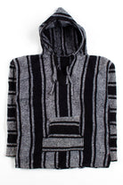 Vintage Gray & Black Baja Hoodie