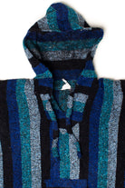 Vintage Black & Blue Baja Hoodie 5