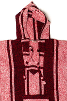 Vintage Red Striped Baja Hoodie