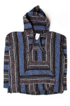Vintage Blue & Gray Baja Hoodie 1