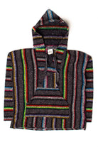 Vintage Gray Rainbow Baja Hoodie