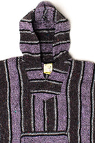Vintage Lavender & Gray Baja Hoodie