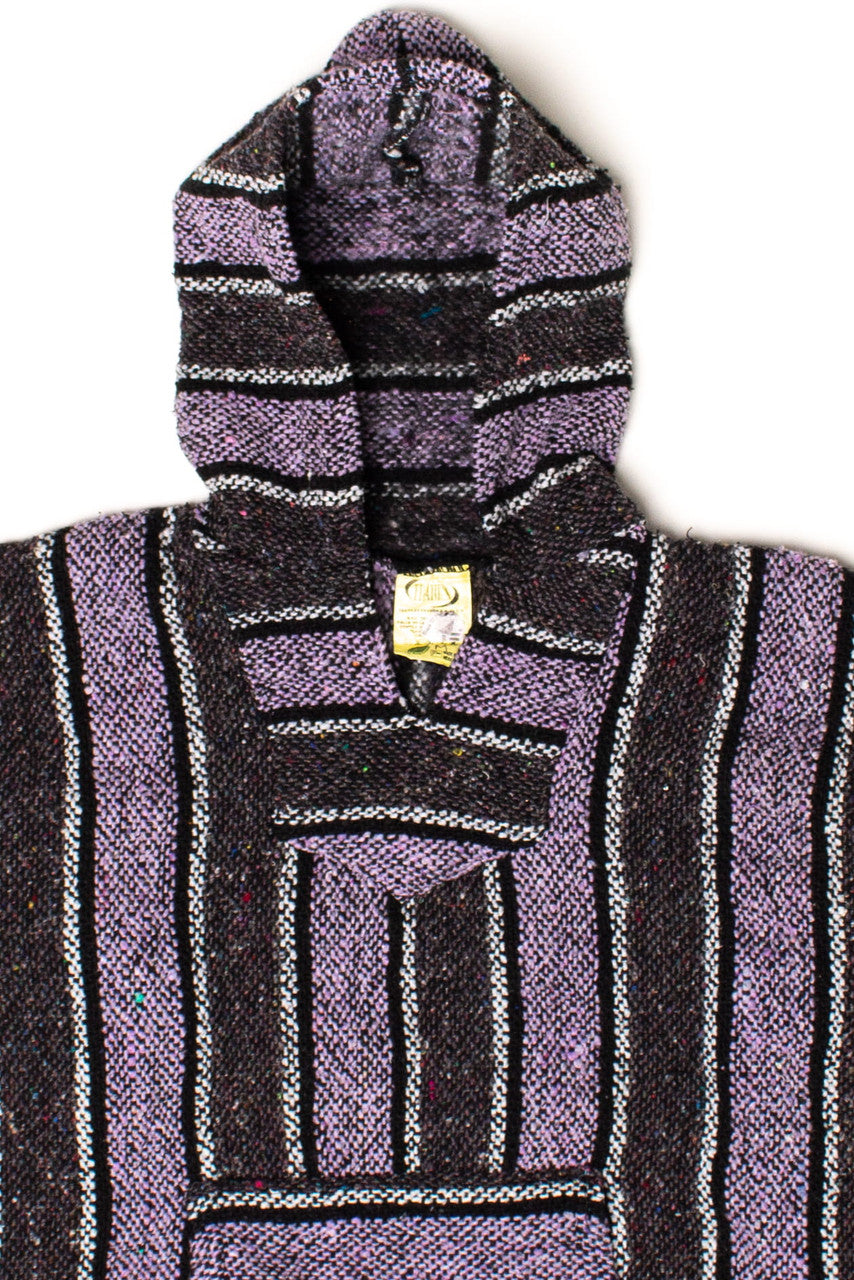 Vintage Lavender & Gray Baja Hoodie