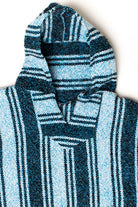 Vintage Blue Striped Baja Hoodie 2