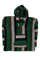 Vintage Green & Black Baja Hoodie