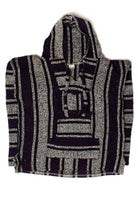 Vintage Black & Purple Baja Hoodie 1