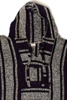 Vintage Black & Purple Baja Hoodie 1