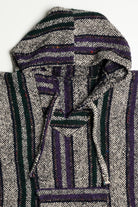 Black and Purple Vintage Baja Hoodie