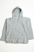 White and Blue Baja Hoodie