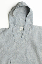 White and Blue Baja Hoodie