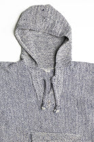 Blue and White Baja Hoodie