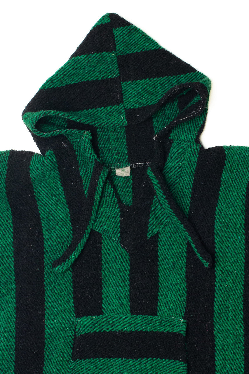 Black & Green Artilana Baja Hoodie
