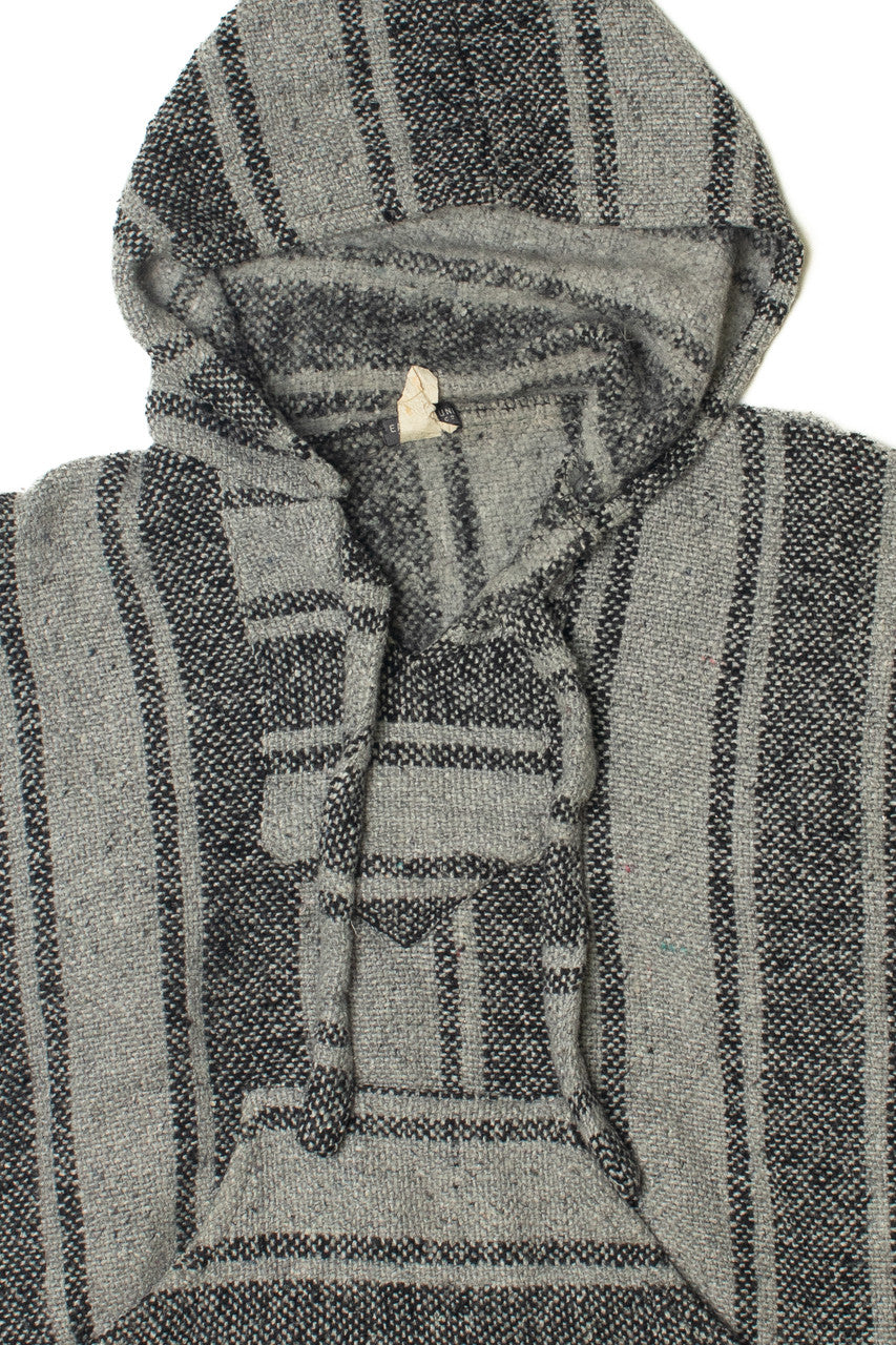 Gray Striped Earthbound Trading Co. Baja Hoodie