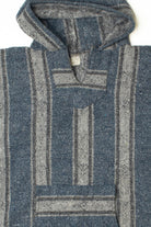 Blue And Gray Ailed Baja Hoodie 2799