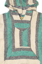 Cream & Teal Baja Joe Baja Hoodie 2800