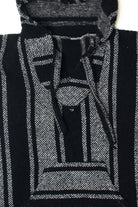 Black And Gray Baja Hoodie 2803