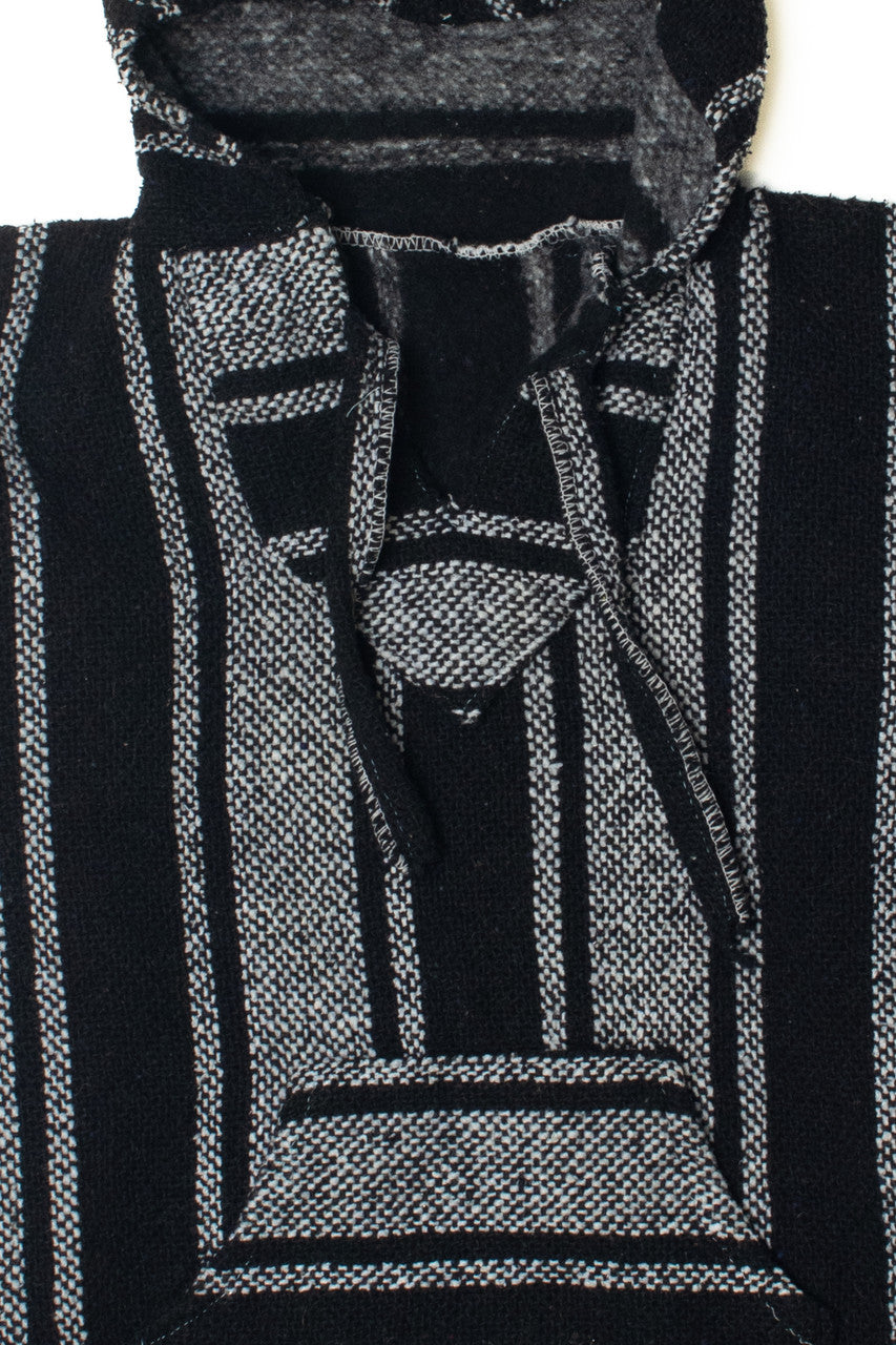 Black And Gray Baja Hoodie 2803