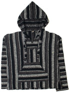 Black & Gray Baja Hoodie 2804