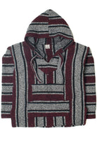 Burgundy Black And White Artesanias Mickey Baja Hoodie 2806