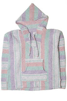 Pastel Striped Baja Hoodie 2815