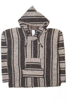 Brown And Tan Baja Hoodie 2828