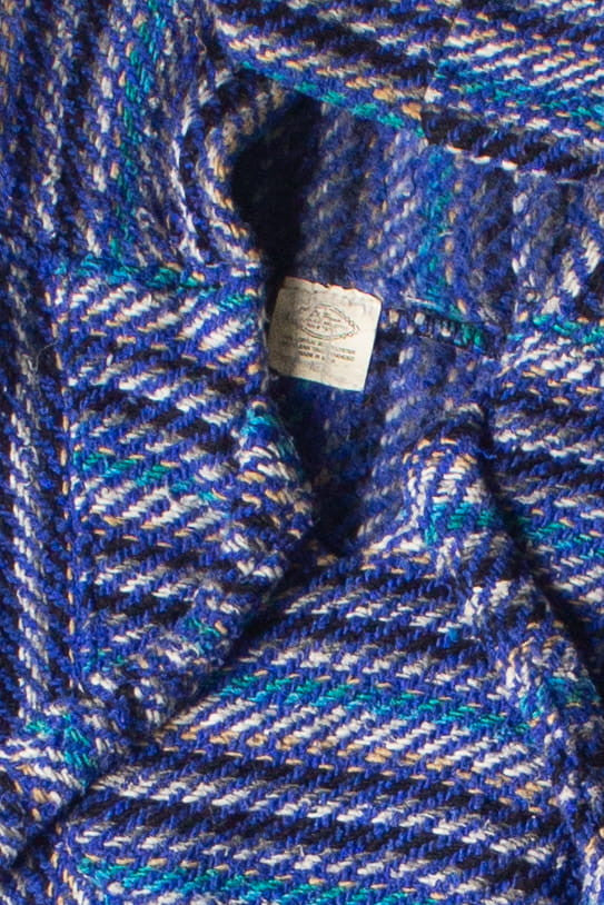 Recycled Blue El Paso Saddleblanket Co. Baja Hoodie