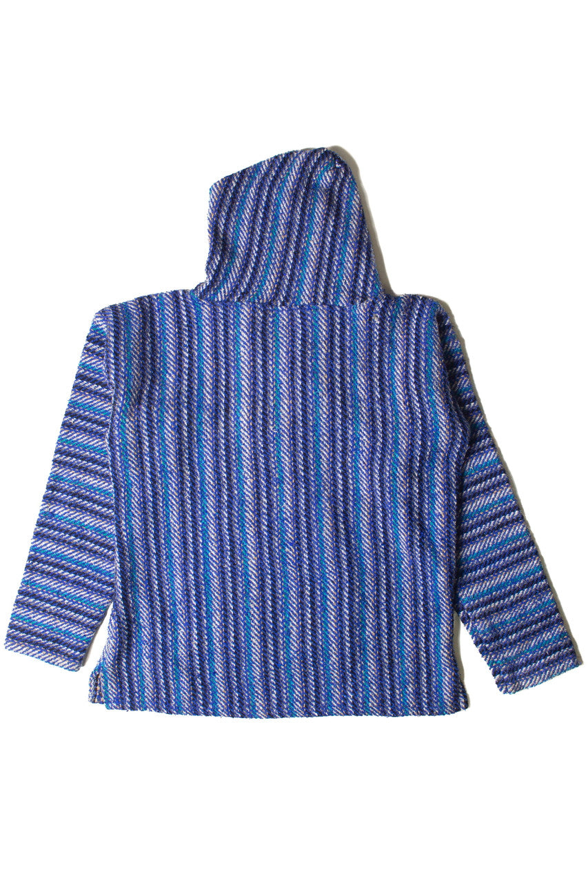 Recycled Blue El Paso Saddleblanket Co. Baja Hoodie