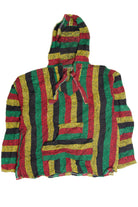 Recycled Red Green And Yellow Baja Hoodie
