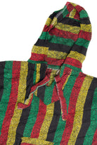 Recycled Red Green And Yellow Baja Hoodie