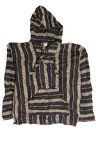 Recycled Black And Brown Baja Hoodie