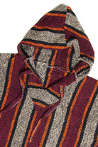 Recycled Red And Orange Baja Hoodie