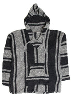 Recycled Black And White Baja Hoodie 2855