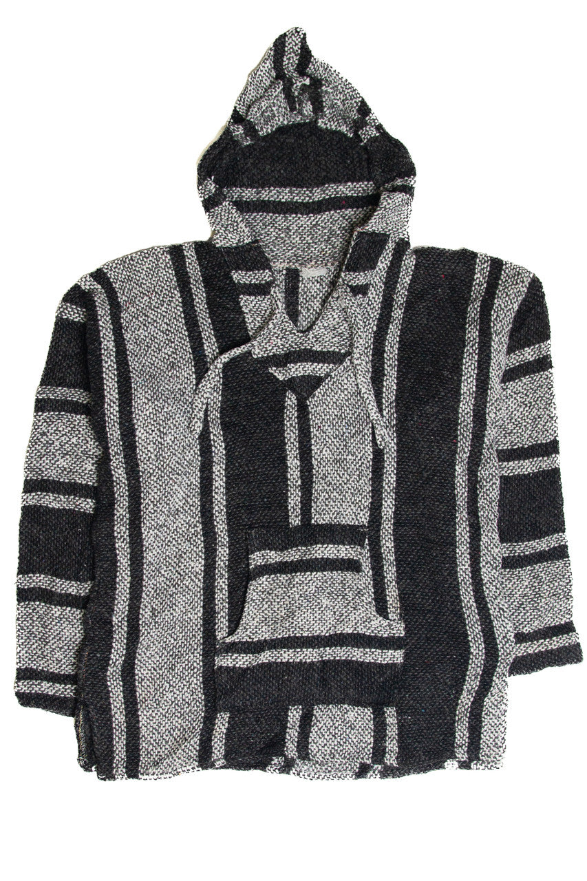 Recycled Black And White Baja Hoodie 2855