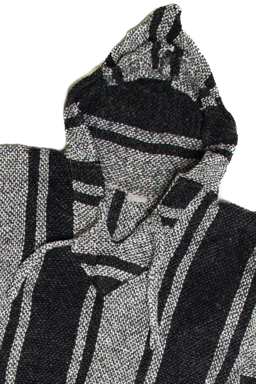 Recycled Black And White Baja Hoodie 2855