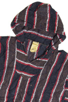 Recycled Brown And Red Baja Hoodie