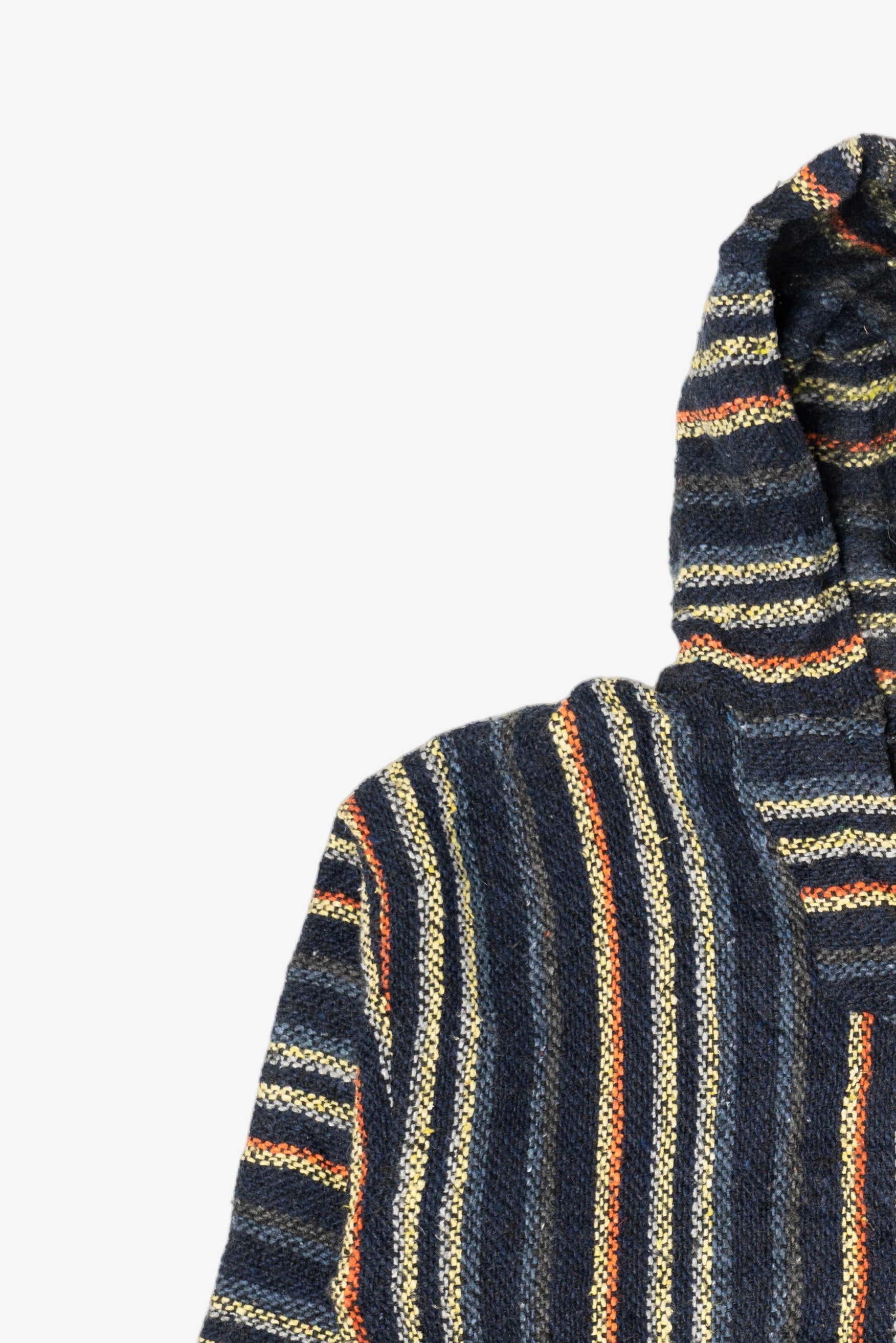 Iguana Jack Navy Blue And Orange Baja Hoodie (2010s)