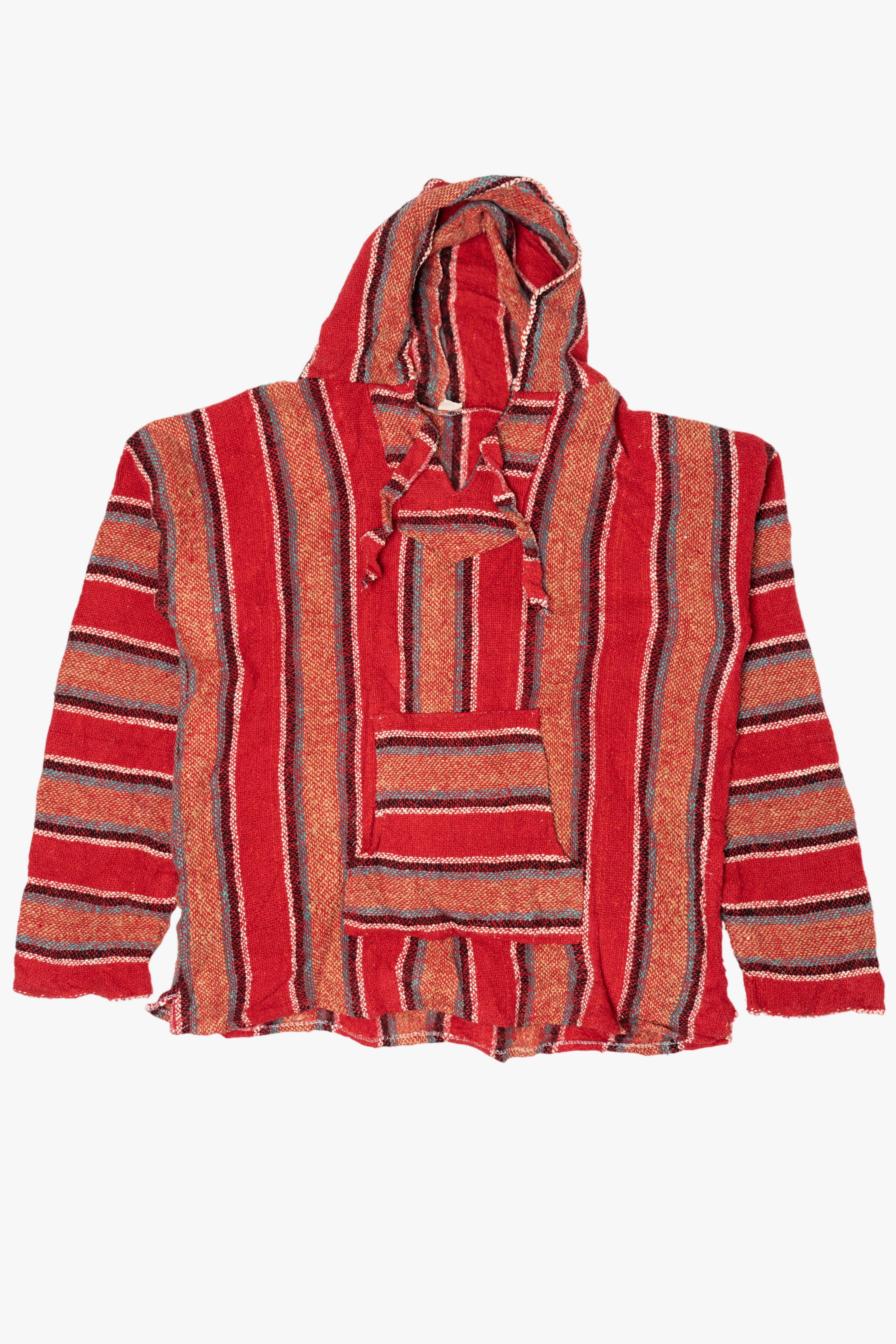Red El Paso Saddleblanket Co. Baja Hoodie (2000s)