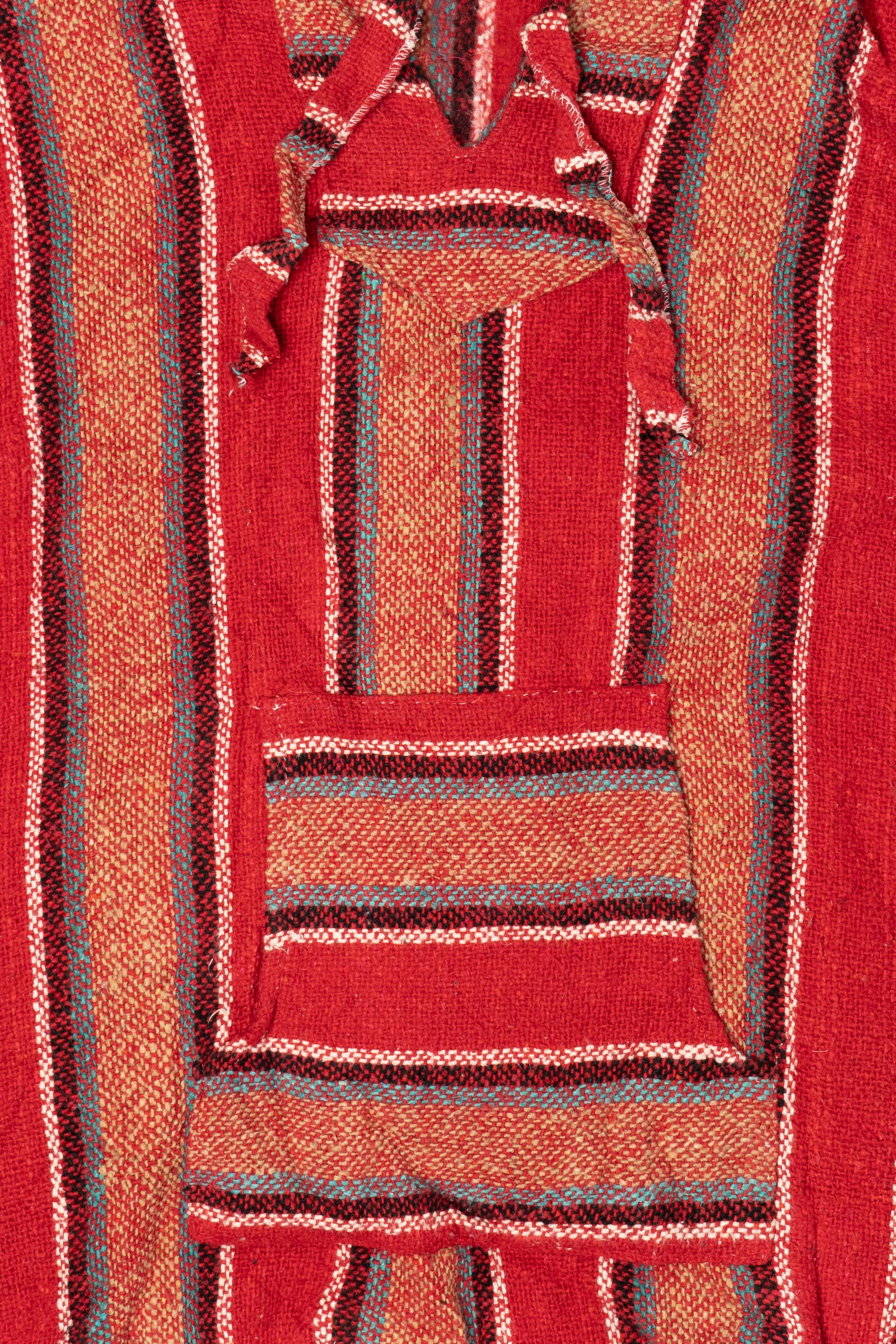 Red El Paso Saddleblanket Co. Baja Hoodie (2000s)