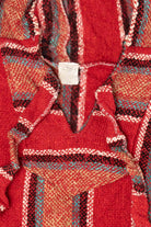 Red El Paso Saddleblanket Co. Baja Hoodie (2000s)